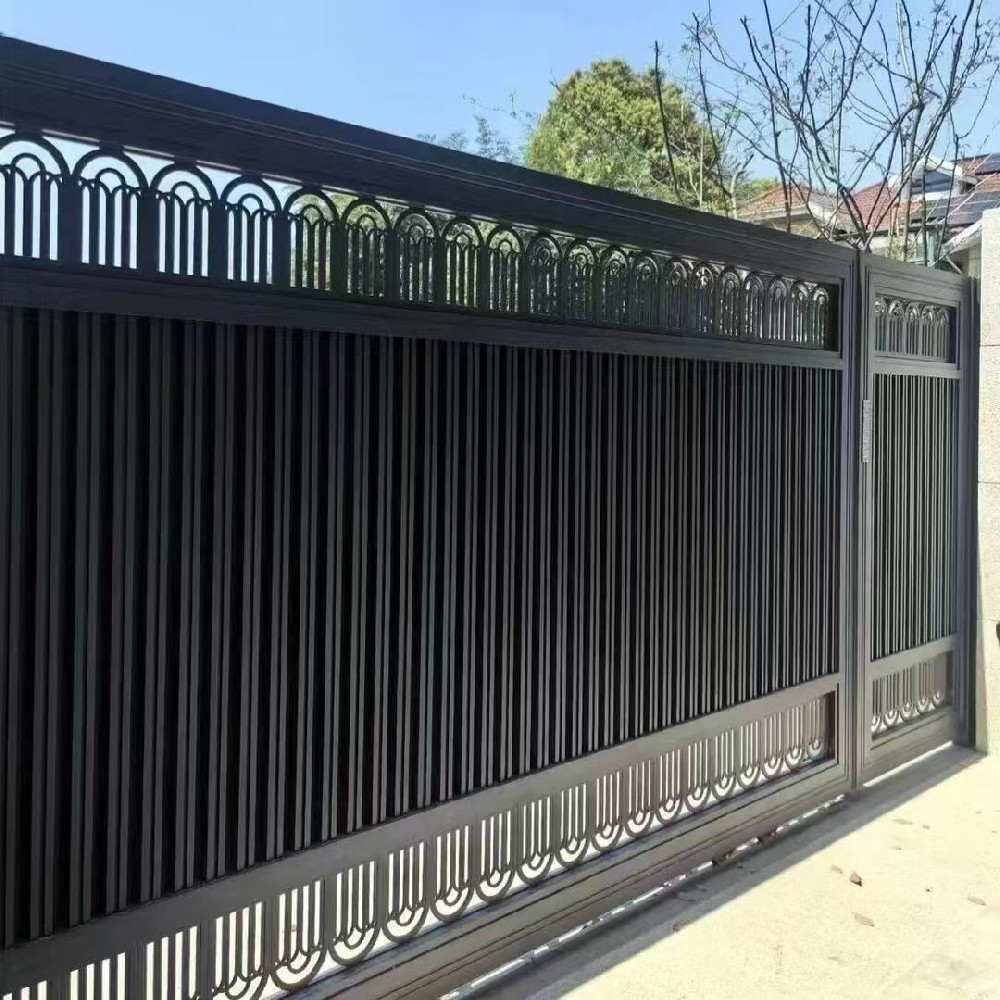 鋁藝電動門-PK8-058